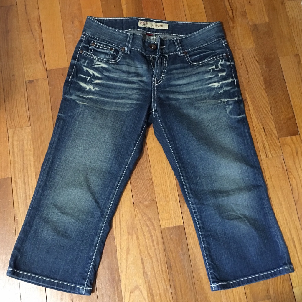 Buckle Brand Bke Culture Cropped Jean Size 27